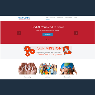 WCCA Website Screenshot